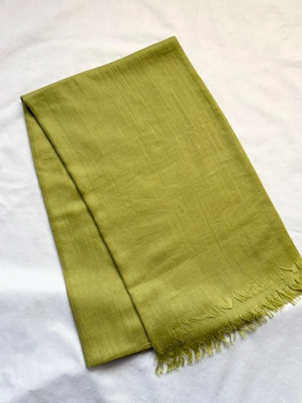 Scarf, Olive Green Scarf, Large Cotton Summer Shawl, Soft Wrap Women Accessories